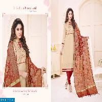 Smit Traditional Wholesale Cotton Work Dress Material